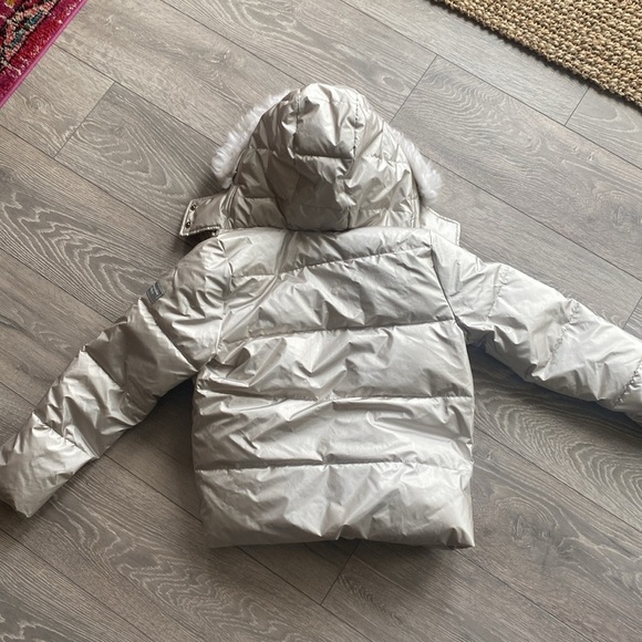 Abercrombie kids reflective silver winter jacket - Picture 4 of 5